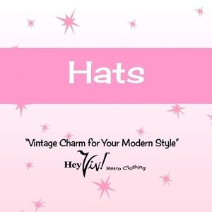 Hats - Classic Pill Box, Stewardess, & Fascinators